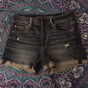 American Eagle High Rise Shortie Short Size 12